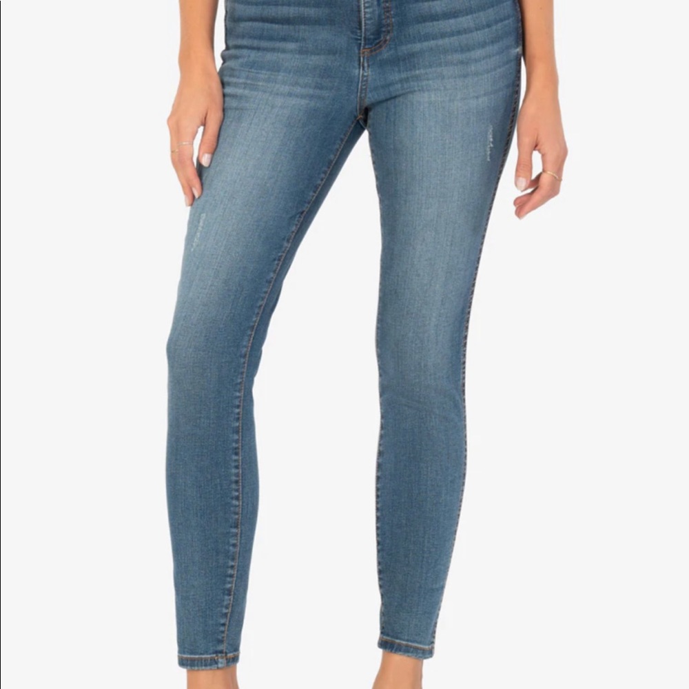 CONNIE HIGH RISE FAB AB SLIM FIT ANKLE SKINNY (CUMULATED WASH)
